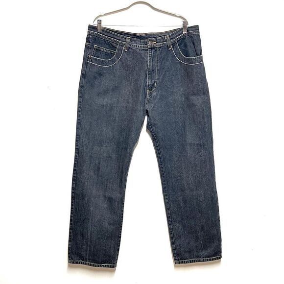 Karl Kani Gold Vintage Smoke Black Relaxed Jeans Sz 38/34 - Picture 1 of 8